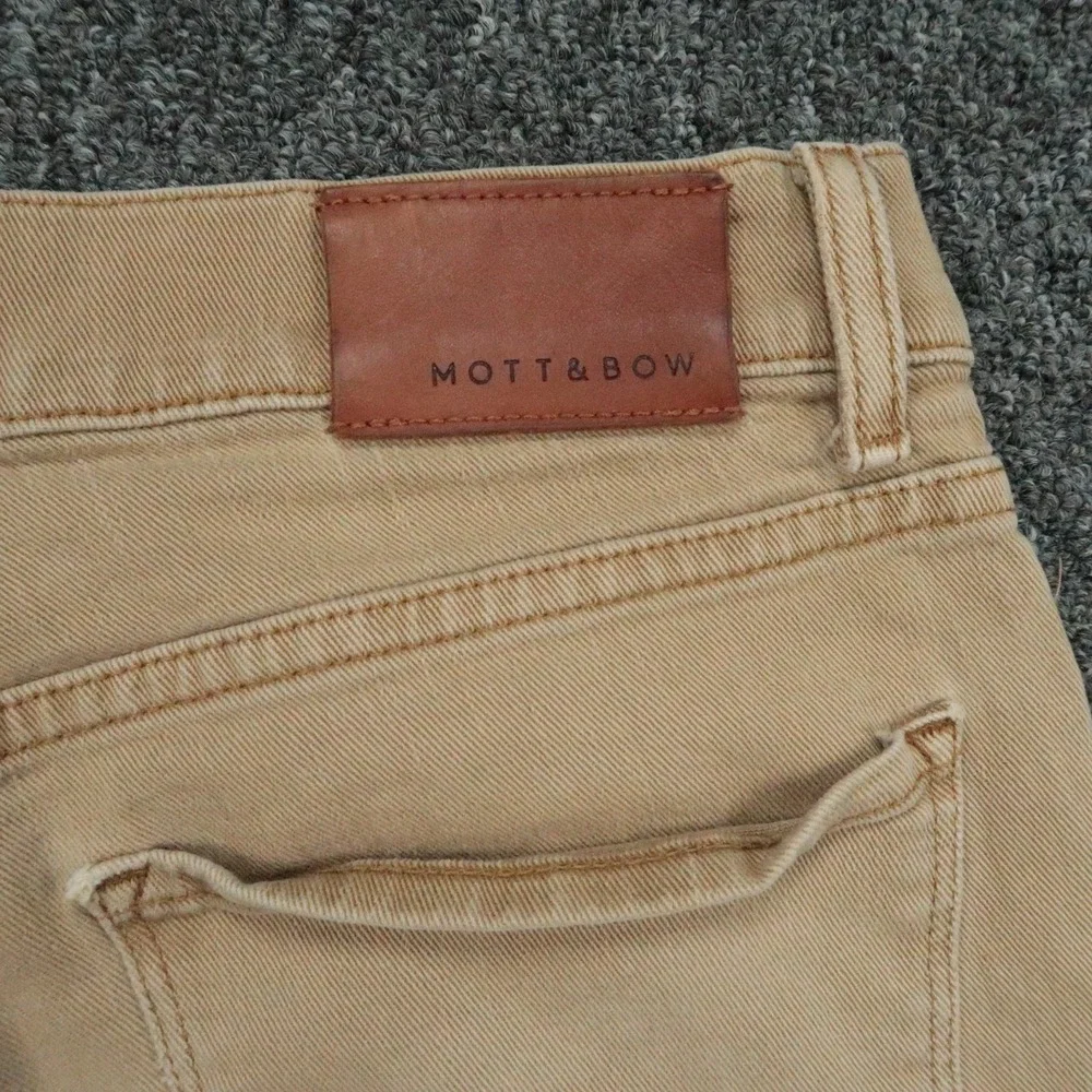 Mott & Bow Jeans Mens 31x32 Beige Skinny 5 Pocket Stretch Denim *